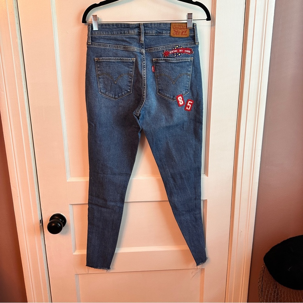 Levi’s Skinny Jean with Patches - RARE - Picture 2 of 6